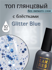 Топ Lakres Glitter Blue, 10 мл 04837