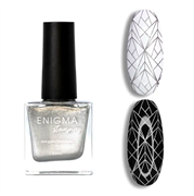 Лак для стемпинга 10 мл Enigma Stamping №4 серебро 2777000004311
