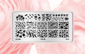 -30% Пластина для стемпинга Go! Stamp 194 Petal Ink 2546131604833