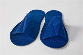 ФОРМ Тапочки с открытым мысом на жесткой основе 1 пара синие 2000000035000