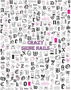 Слайдер-дизайн Crazy Shine Nails MAXI: Сумасшедший розовый 4607790950087