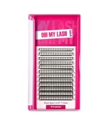 Ресницы черные в пучках OH! MY LASH Spire - 12 линий - MIX (C 0.07 7-13мм) L24073