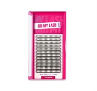 Ресницы черные в пучках OH! MY LASH Spire - 12 линий - MIX (D 0.07 7-13мм) L24074