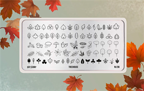 -30% Пластина для стемпинга Go! Stamp 236 Treehouse 2546131605458