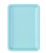 Лоток металлический прямоугольный голубой 2000000061061