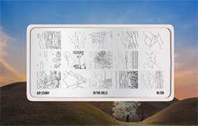-30% Пластина для стемпинга Go! Stamp 238  In The Hills 2546131605472