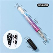 Акриловый маркер Acrylic Paint Pen 0,7 мм (черные) 2000000016108