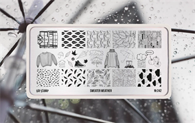 -30% Пластина для стемпинга Go! Stamp 242 Sweater Weather 2546131605519