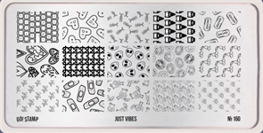 -30% Пластина для стемпинга Go! Stamp 160 Just Vibes 2546131604338