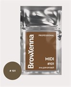 Хна для бровей BrowXenna® Шатен #101 Нейтрально-коричневый, миди-саше, 3 г 4680043257096