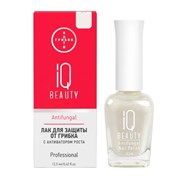 IQ BEAUTY Лак для ногтей для защиты от грибка с активатором роста, с тербинафином/ Antifungal, 12.5 мл, 03 4610210592279
