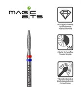 Алмазное пламя 1.8 мм КРУГЛЫЙ кончик (Натуральный алмаз) (Средне-мягкая) 2602860002576