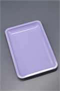 Лоток металлический прямоугольный лиловый 2000000058955