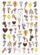 Слайдер-дизайн Crazy Shine Nails mini : Жираф 4607790911330