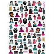 Слайдер-дизайн Crazy Shine Nails mini: Игра в кальмара 4607790910616