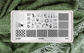 -30% Пластина для стемпинга Go! Stamp 123 Cozy Vibes 2546131603614