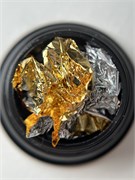 Фольга поталь двухцветная Серебро с золотом 2000000009803