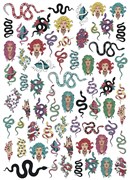 Слайдер-дизайн Crazy Shine Nails: Змеи 4607790920233