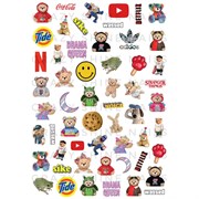 Слайдер-дизайн Crazy Shine Nails mini: Плюшевые мишки 4607790910975