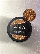 Гель с блестками MOON 04 SOLAlove, 5мл 2000000364643