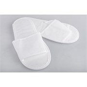 ФОРМ Тапочки с открытым мысом на жест. основе 1 пара белые 2000000003375