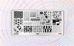 -30% Пластина для стемпинга Go! Stamp 196 Signal 2546131604857