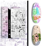 Пластина для стемпинга Enigma Stamping №024 2777000006087