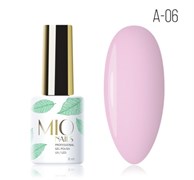 Mio Гель-лак A-06. Розовый зефир, 8 мл 4603741475487