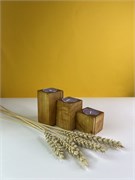 Набор из трех подсвечников, Орех 2000000025995