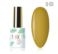 Mio Гель-лак Q-03. Горчичный, 8 мл 4603741476712