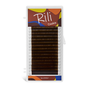 Ресницы коричневые Rili Cookie - 16 линий - MIX (L 0.10 6-13мм) 8933720139205