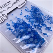 Стразы неон NN, 740 шт, синий 2099270269123