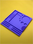 Силиконовый коврик для бьюти-мастера фиолетовый 2000000045351