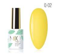 Mio Гель-лак. Q-02. Летнее солнце, 8 мл 4603741476705