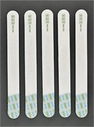 Набор одноразовых прямых пилок AMIGOS 20 шт на вспененной основе 150/180, 18x175 мм, white 4673754401605