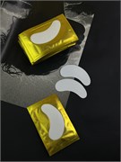 Патчи под глаза для наращивания и окрашивания ресниц классические , золотая упаковка, 1 пара 2046362493416