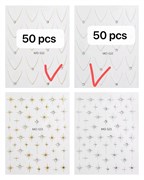 Наклейка для дизайна Френч 