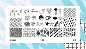 -30% Пластина для стемпинга Go Stamp 16 Sea 2546131600163