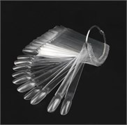 Палитра-веер, прозрачная миндалевидная 50 шт 2050000152009