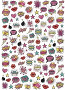 Слайдер-дизайн Crazy Shine Nails mini : Взрыв красок 4607790911286