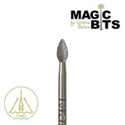 Фреза гранатовая чечевица 2.5 мм Magic Bits Средне-мягкая (ГрЧ25) 2602860002606