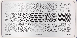 -30% Пластина для стемпинга Go! Stamp 153 Tic-Tac-Toe 2546131604260