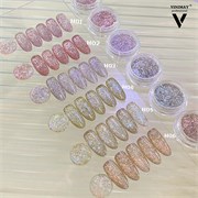 Дизайн Слюда с блестками H01 в баночке 2000000055541