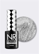 Nail Republic-419 Diamonds гель-лак, Зеркальное серебро (10 мл) NR419
