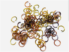 Пирсинг для дизайна ногтей микс золото/бронза 100 шт 2000000001647