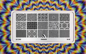 -30% Пластина для стемпинга Go! Stamp 166 Spirograph 2546131604550