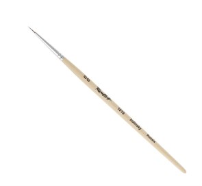 Кисть Колонок круглый, коричневая ручка № 00 (ЖК1-00,50Б) 4607069782531