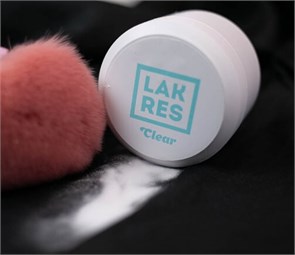 Акриловая пудра  прозрачная, Lakres 20 гр 05007