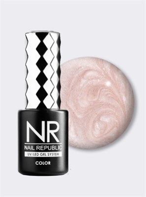 Nail Republic-011 Гель-лак, PEARL PRINT Жемчужная ваниль 10 мл 1119773