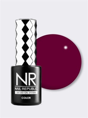 Nail Republic-201 Perfect red гель-лак, Темно-красный 10 мл 2000000099132